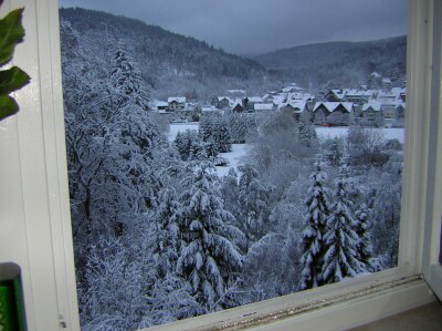 Verschneite Landschaft